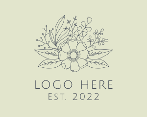 Scent - Flower Arrangement Garden logo design