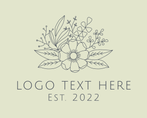 Botanist - Flower Arrangement Garden logo design