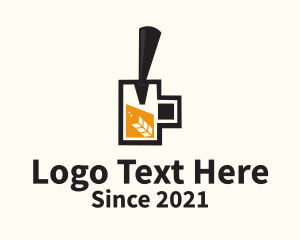 Lager - Craft Beer Mug Tap logo design
