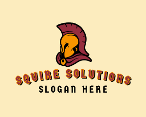 Squire - Spartan Warrior Gaming logo design