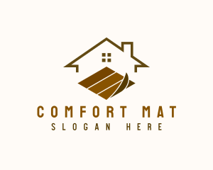 Mat - Tiles Flooring Construction logo design