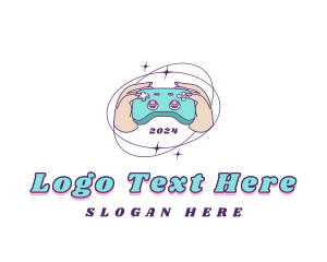 Arcade - Retro Female Gamer logo design