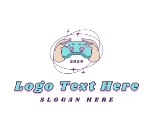 Retro - Retro Female Gamer logo design