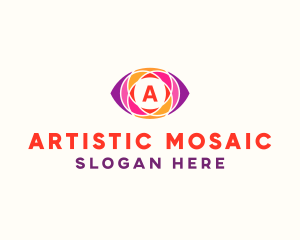 Mosaic - Optical Eye Mosaic logo design