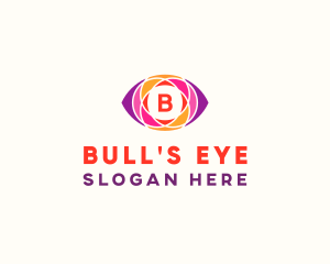 Optical Eye Mosaic logo design