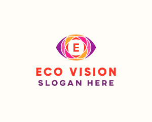 Optical Eye Mosaic logo design