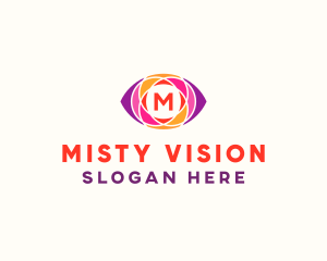 Optical Eye Mosaic logo design