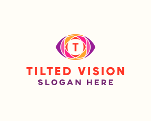 Optical Eye Mosaic logo design