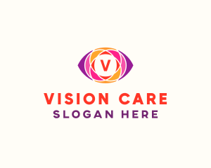 Ophthalmology - Optical Eye Mosaic logo design