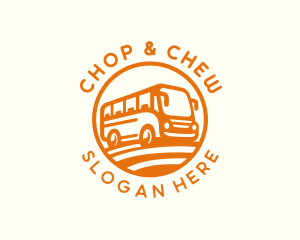Tourist Bus Trip Logo