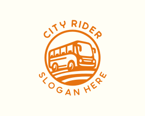 Bus - Tourist Bus Trip logo design