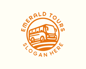 Tourist Bus Trip logo design