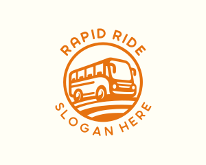 Bus - Tourist Bus Trip logo design