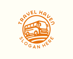 Tourist - Tourist Bus Trip logo design