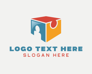 Jigsaw Puzzle Learningv logo design