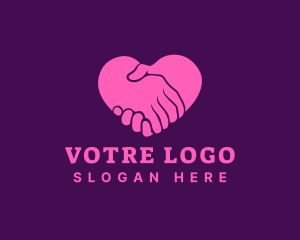 Caregiver - Partner Love Support logo design