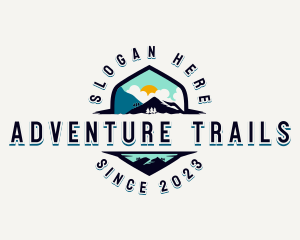 Mountain Travel Adventure logo design