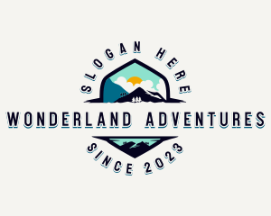 Mountain Travel Adventure logo design