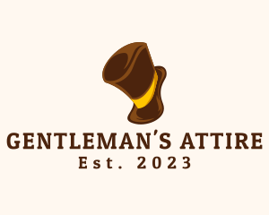 Menswear - Old Quirky Top Hat logo design