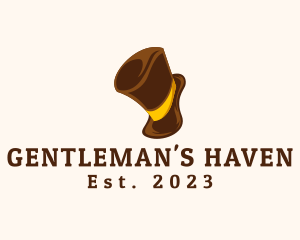 Old Quirky Top Hat logo design