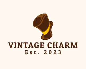Old Fashioned - Old Quirky Top Hat logo design