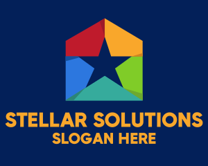 Star - Realtor Star House logo design