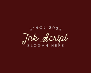 Script Boutique Brand logo design