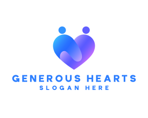 Philanthropy - Heart Hug Foundation logo design