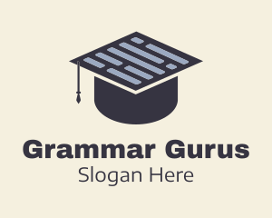 Grammar - Graduate Cap Article logo design