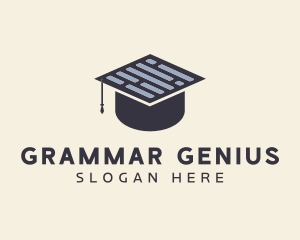 Grammar - Graduate Cap Article logo design