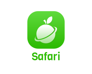 Orbit - Fruit Planet App logo design