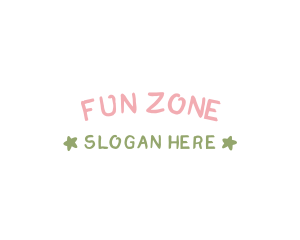 Playtime - Cute Kiddie Wordmark logo design