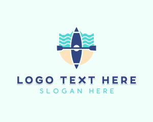 Kayak - Kayak Boat Tournament logo design