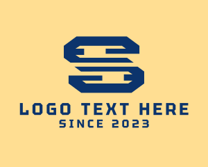Technology - Financial Letter S logo design