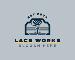 Industrial Laser Milling  logo design