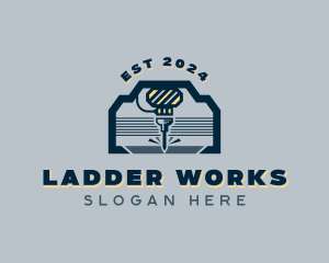 Industrial Laser Milling  logo design