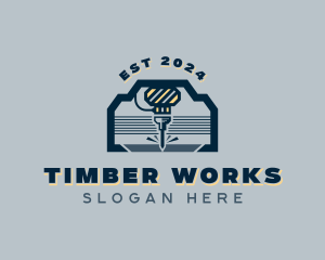 Industrial Laser Milling  logo design