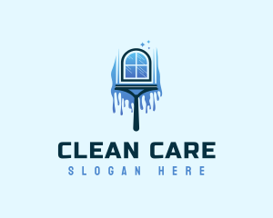 Window Wiper Cleaning logo design