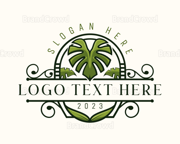 Botanical Ornament Plant Logo