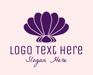 Pearl - Purple Beauty Shell logo design