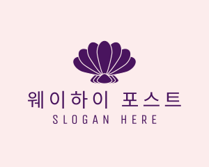 Purple Beauty Shell logo design