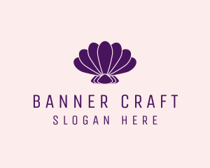 Purple Beauty Shell logo design