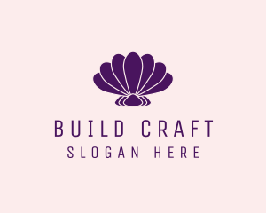 Purple Beauty Shell logo design