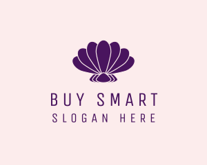 Purple Beauty Shell logo design