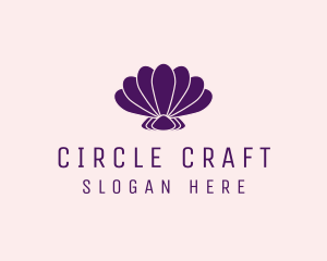 Purple Beauty Shell logo design