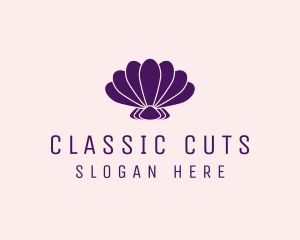 Purple Beauty Shell logo design