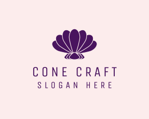 Purple Beauty Shell logo design