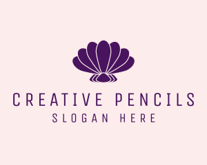 Purple Beauty Shell logo design