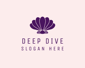 Purple Beauty Shell logo design