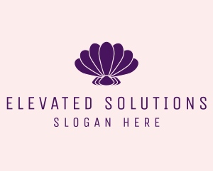 Purple Beauty Shell logo design